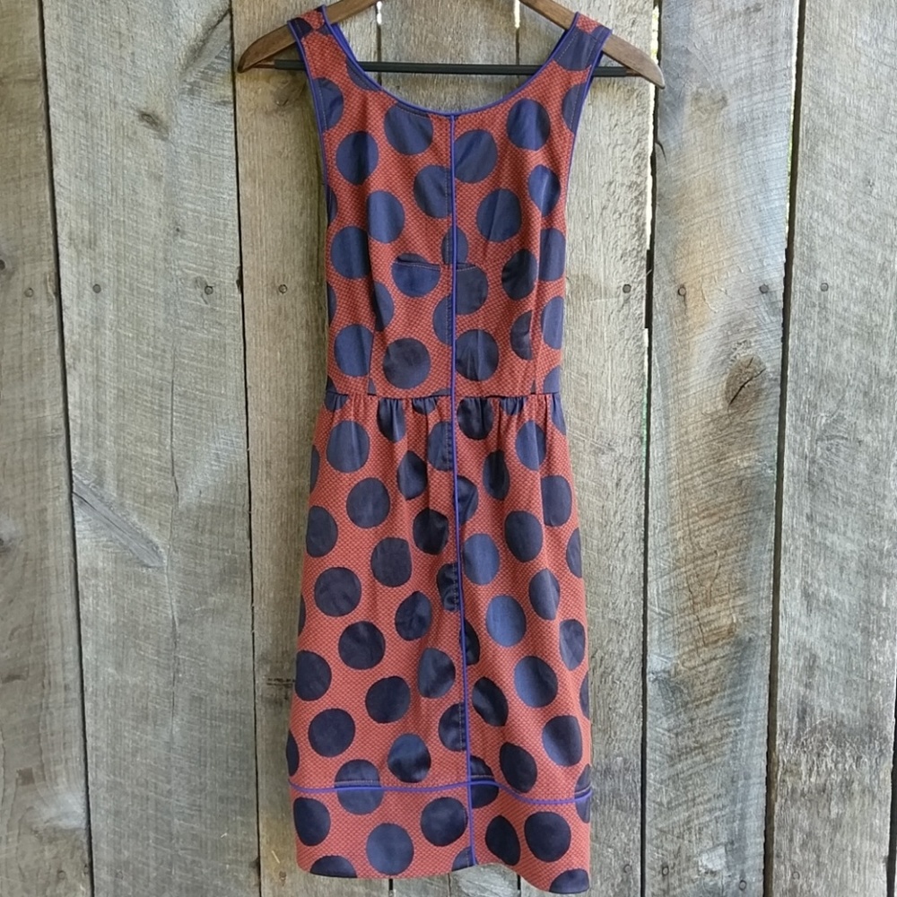 Maeve Anthropologie Polka Dot Dress 6